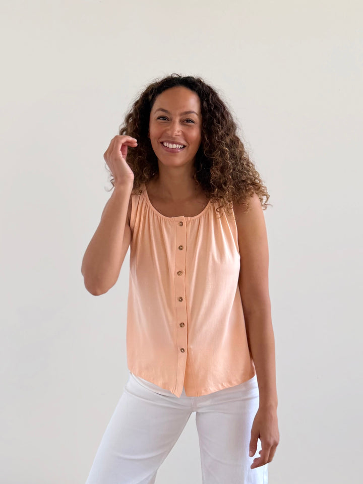 NADIA tank in Apricot