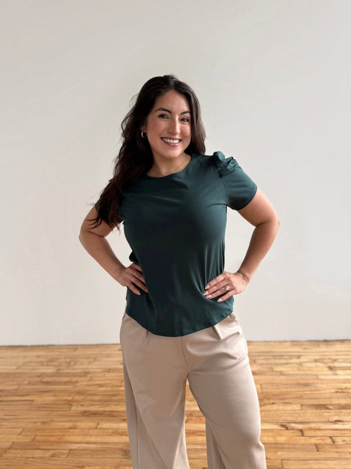 NOLITA tee in Deep Pine