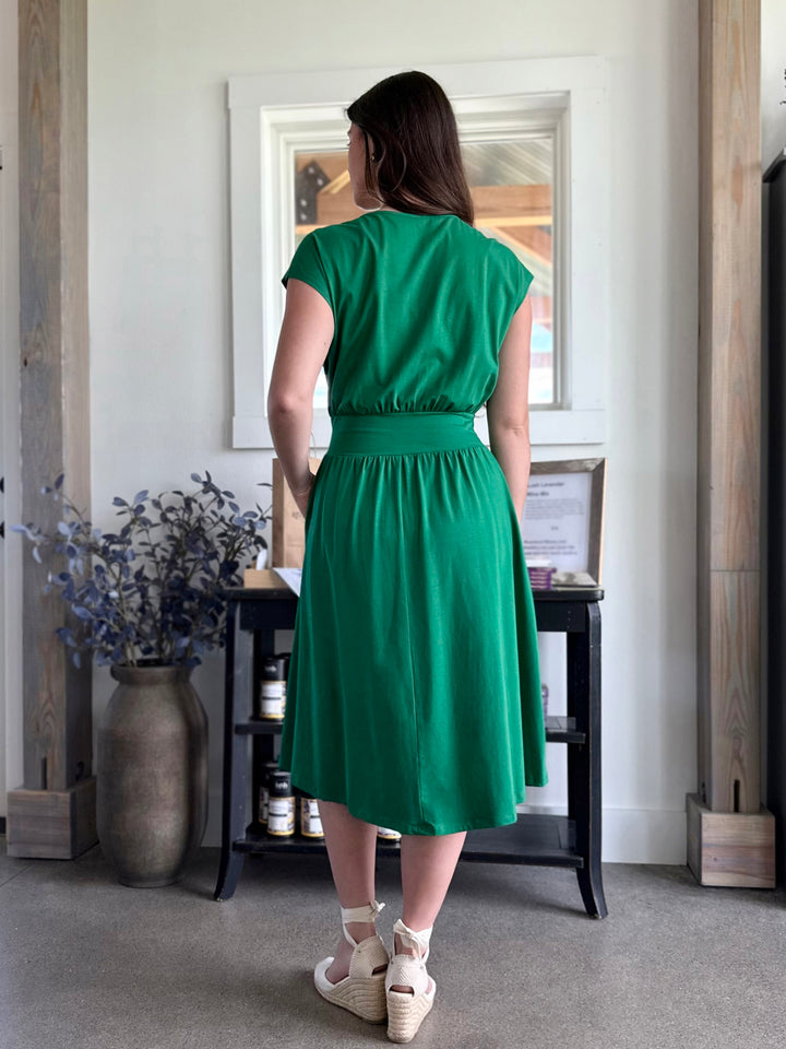 CATHERINE dress in Rich Emerald