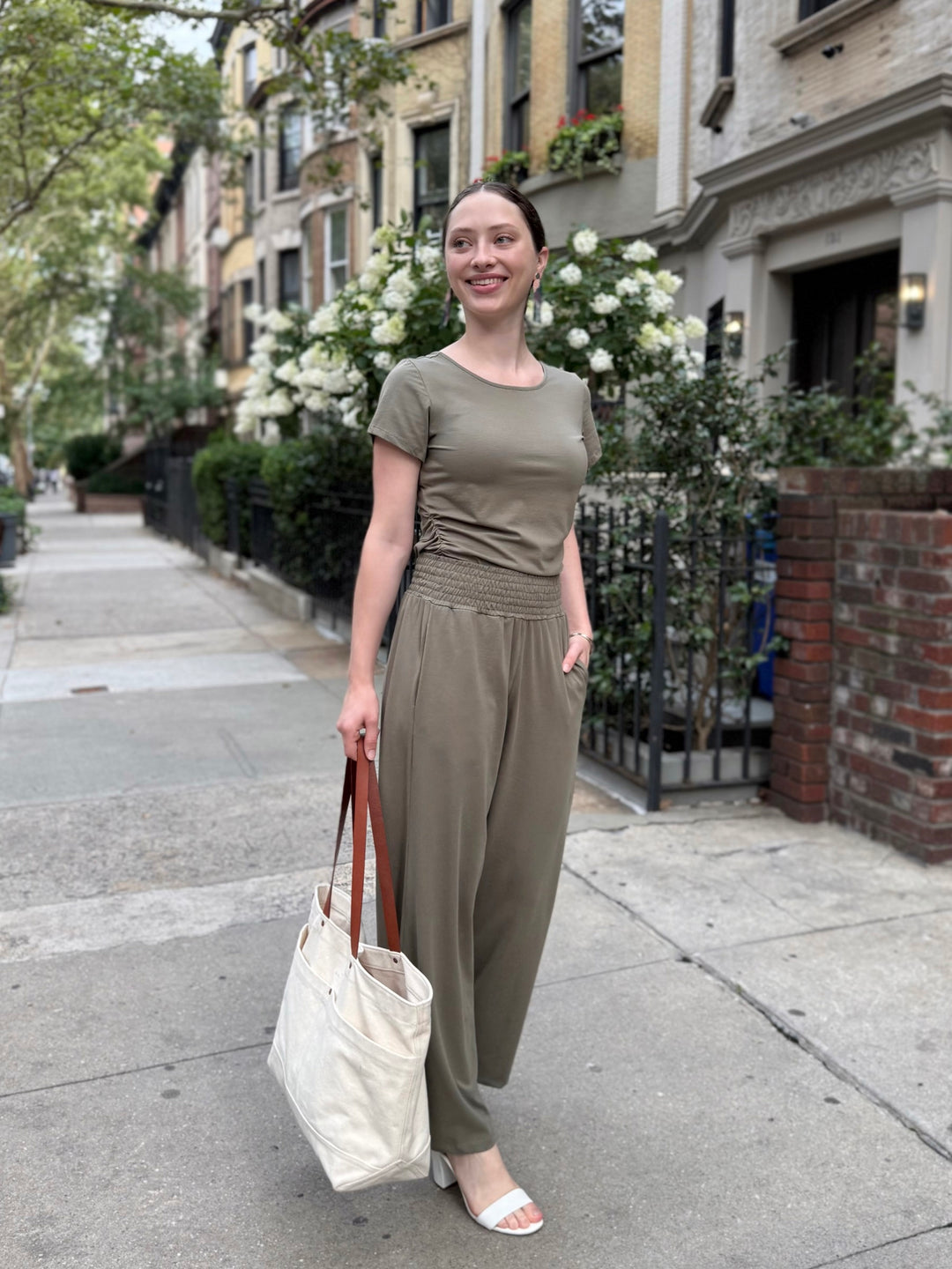 WINNIE tee in Silver Sage