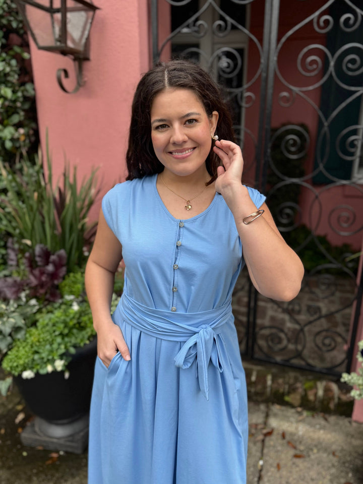 SERAPHINA dress in Light Cornflower