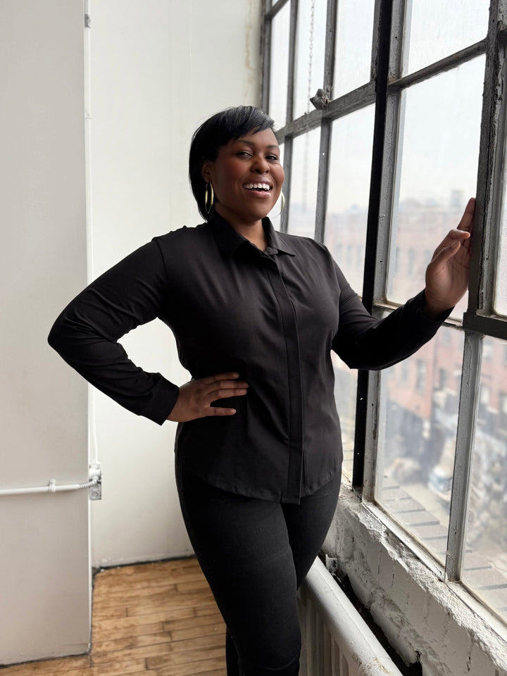 DEVON blouse in Black