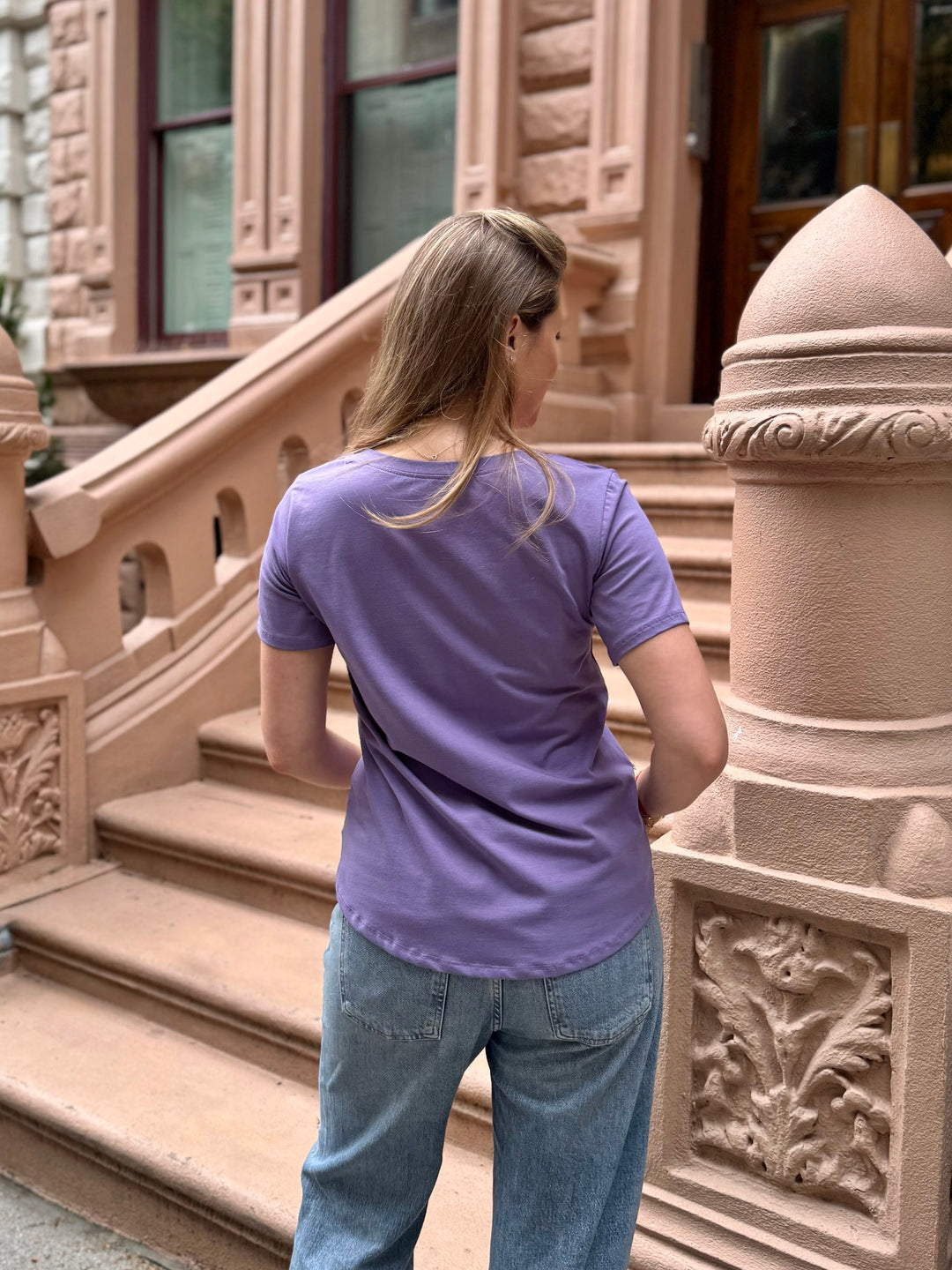 MAURA tee in Purple Haze