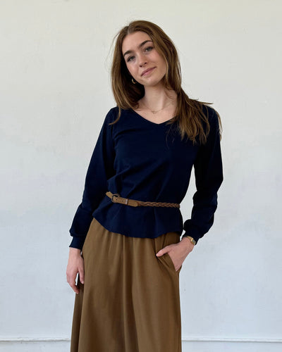 CAMELLIA skirt in Kona Brown