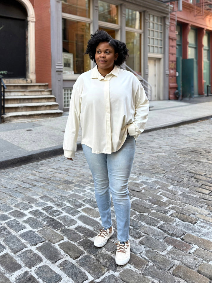 LINDSEY blouse in Chalk