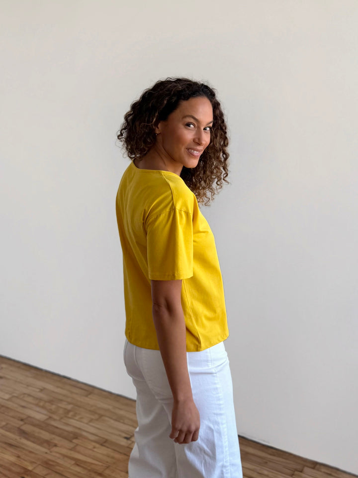 KIM tee in Sunflower