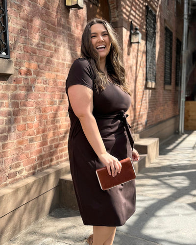 QUINTA dress in Chocolate Torte
