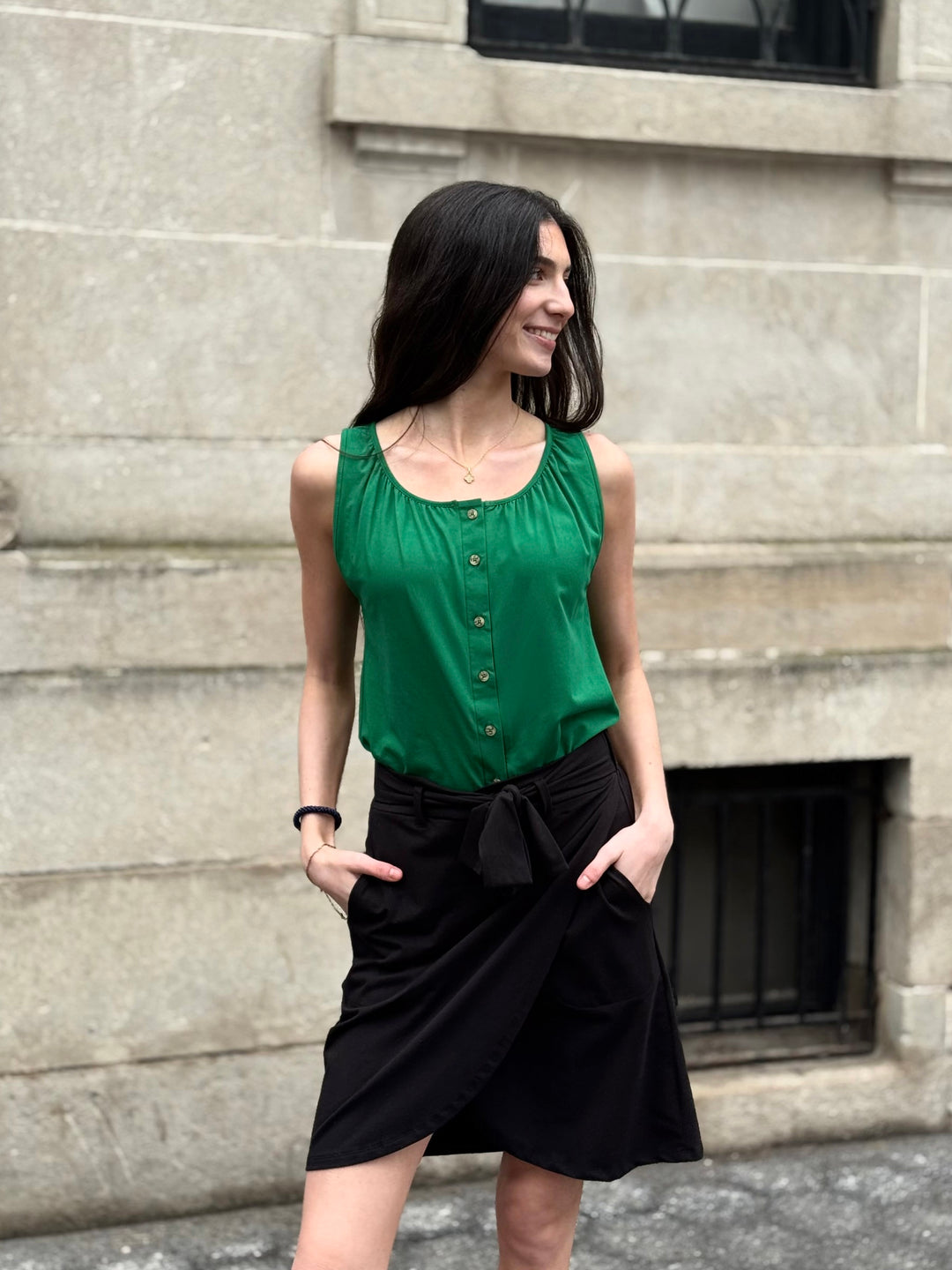 NADIA tank in Rich Emerald