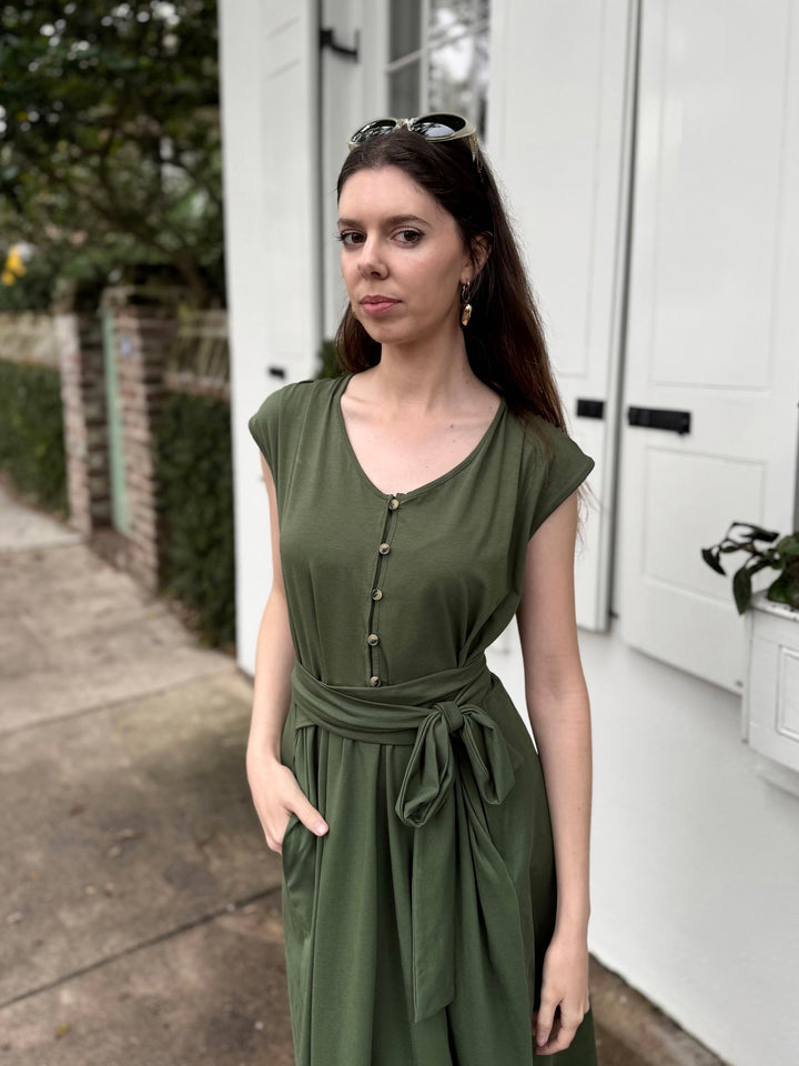 SERAPHINA dress in Meadow Green