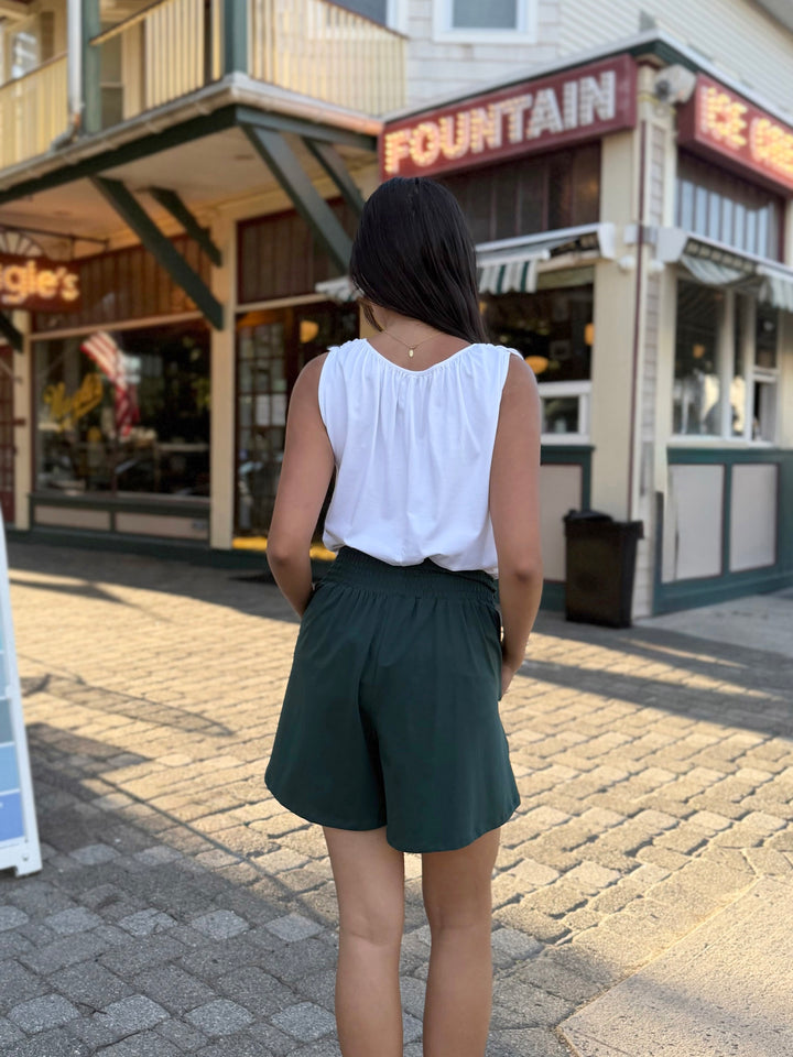 CORINNE skort in Deep Pine