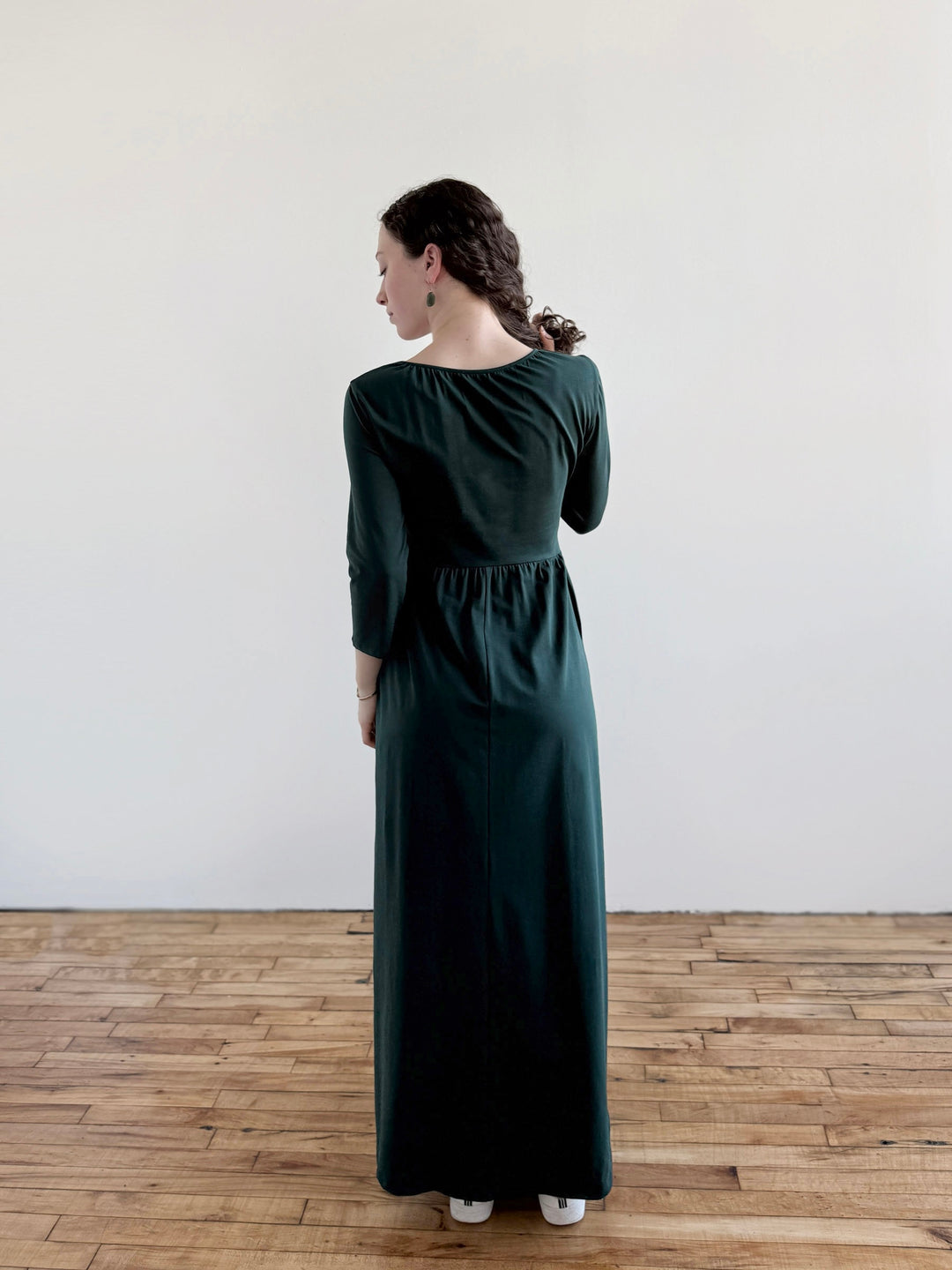 BRIE maxi dress in Deep Pine