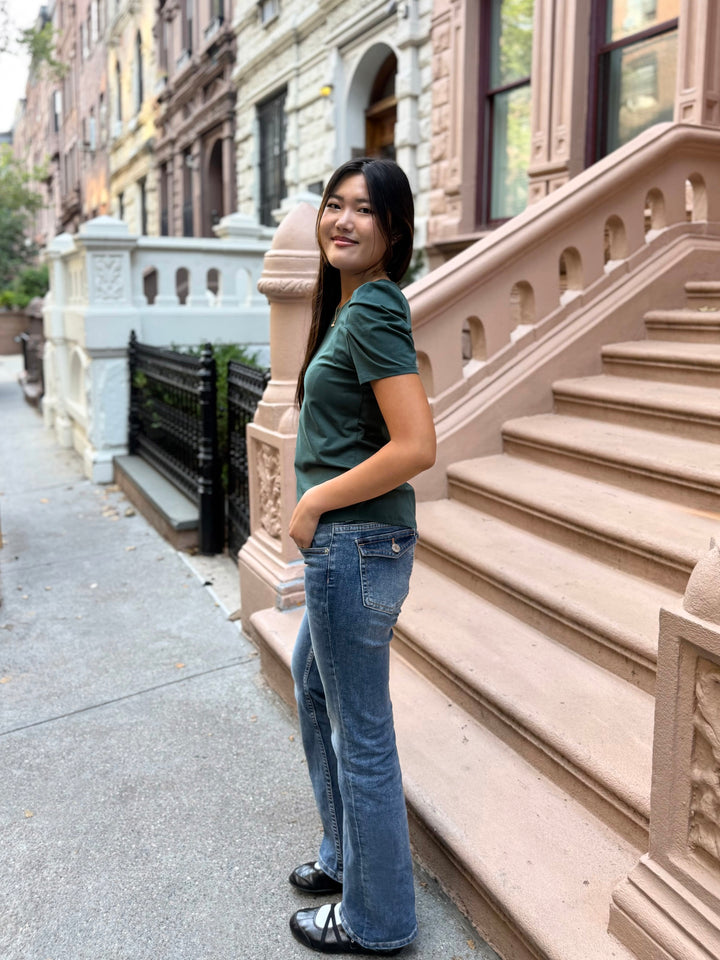 NOLITA tee in Deep Pine