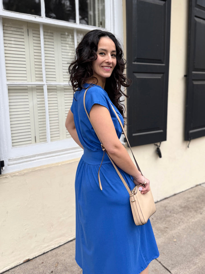 CATHERINE dress in Blue Iolite