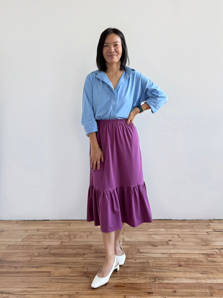 EMILE skirt in Deep Lilac