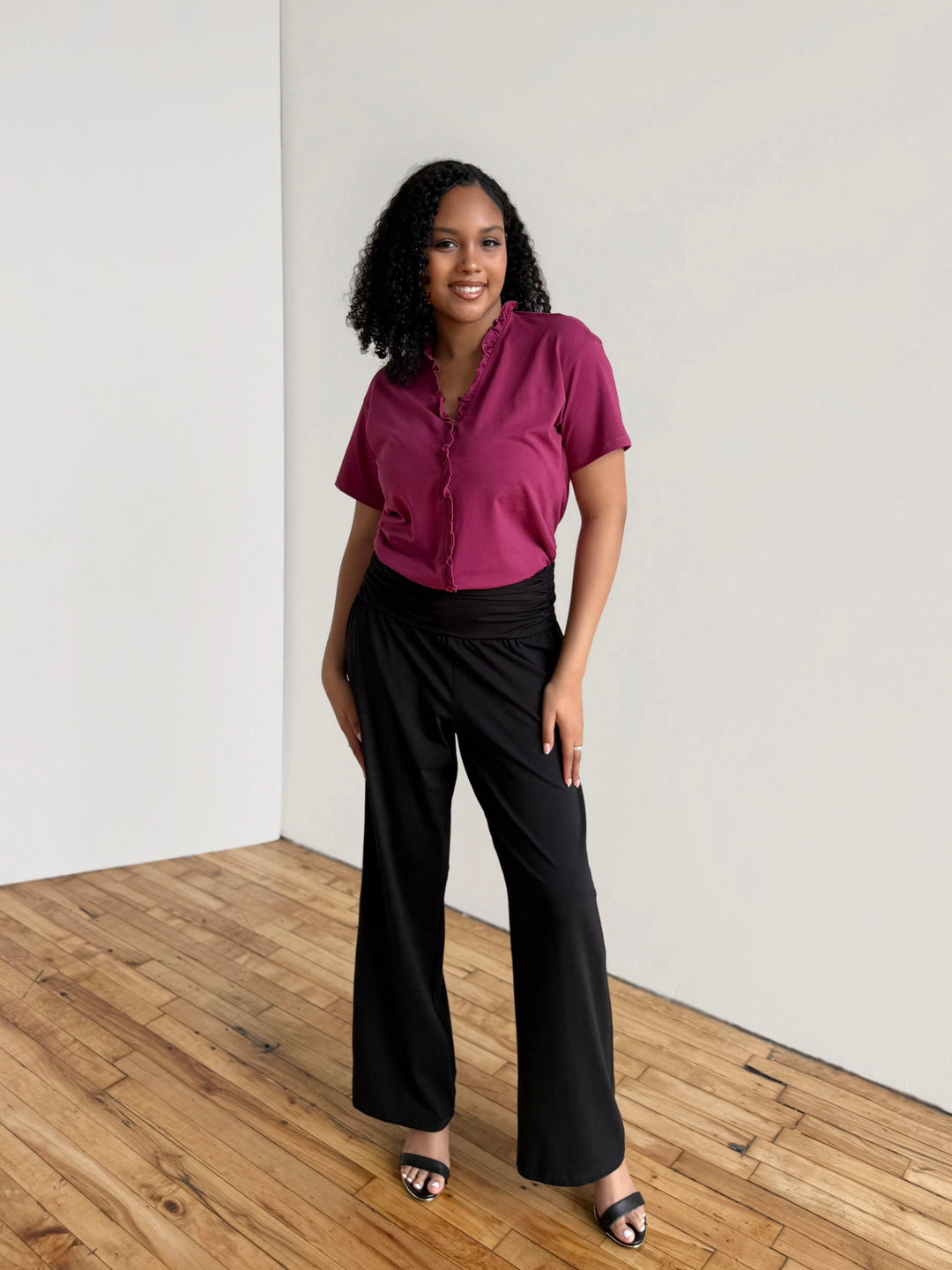 JOCELYN tee in Deep Berry