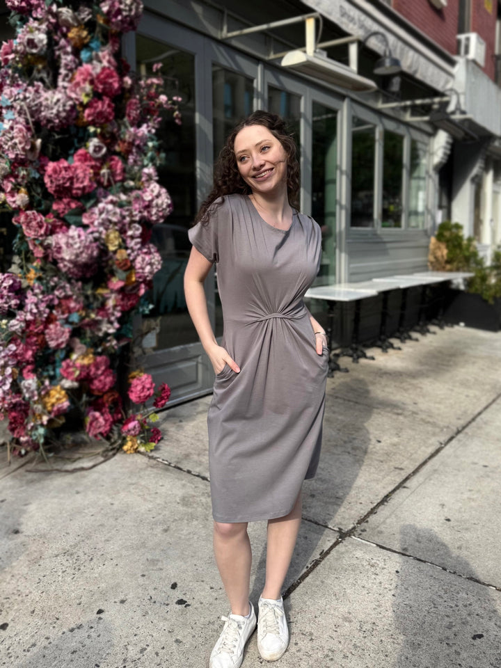 HOPE dress in Circular Grey