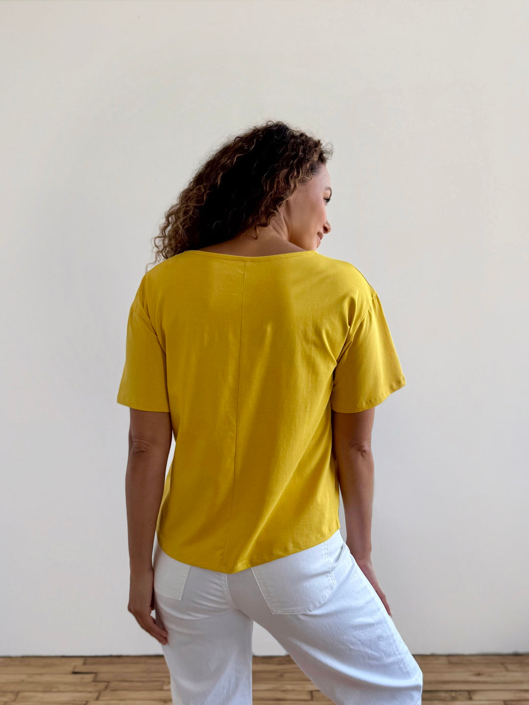 KIM tee in Sunflower