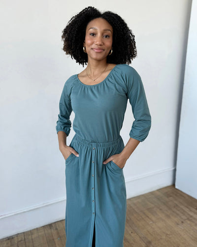 ZURI skirt in Dark Aqua