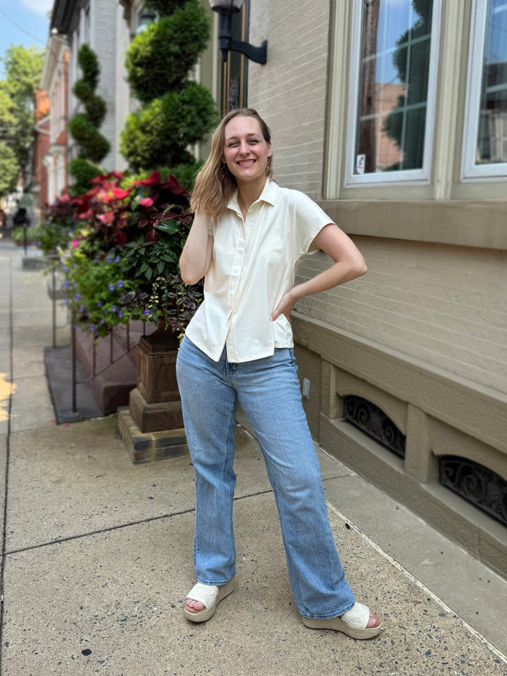 SAMARIA top in Chalk