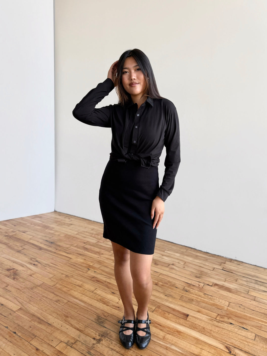 DEVON blouse in Black