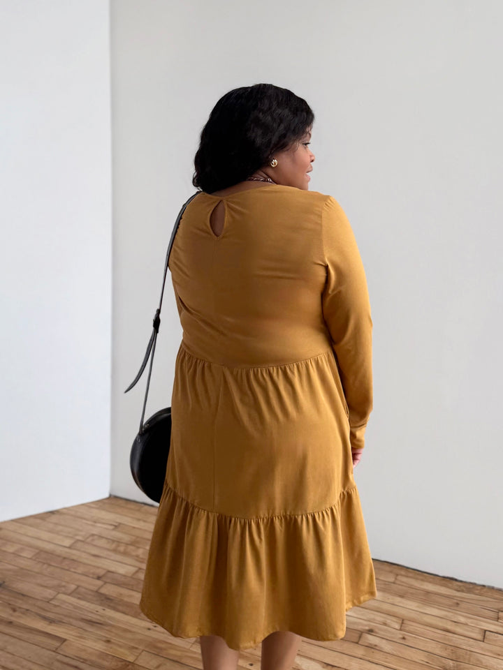 MAISIE dress in Light Amber