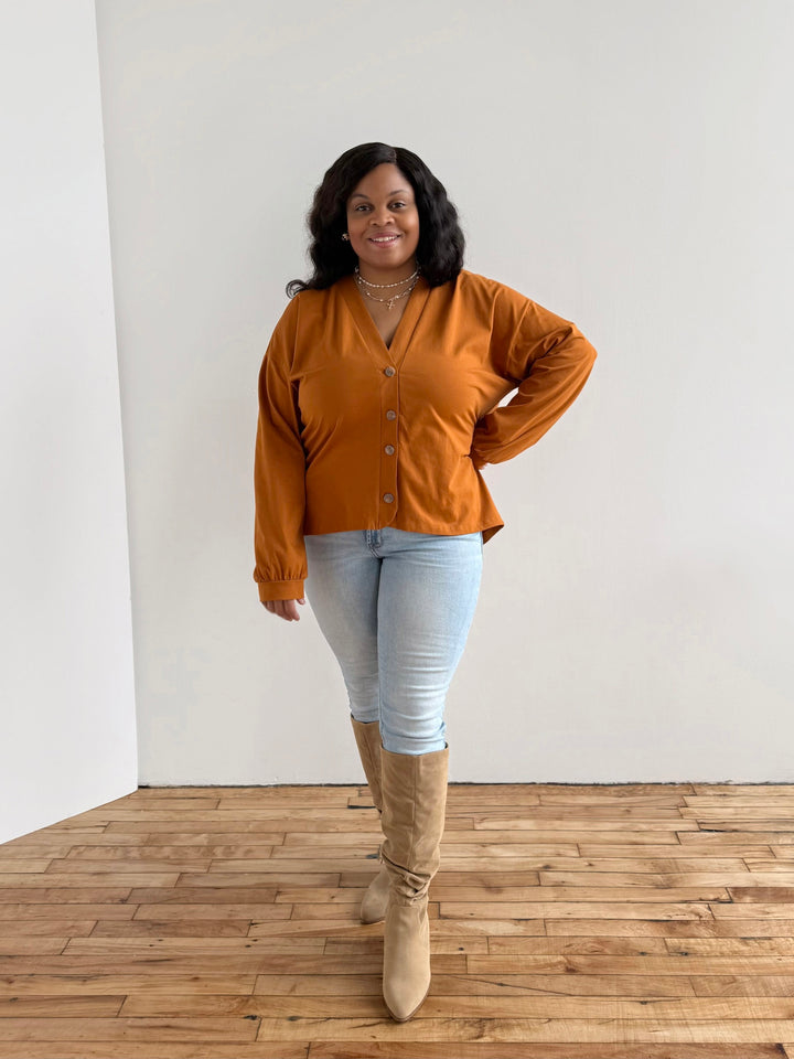 MALLEY cardigan in Spiced Cider