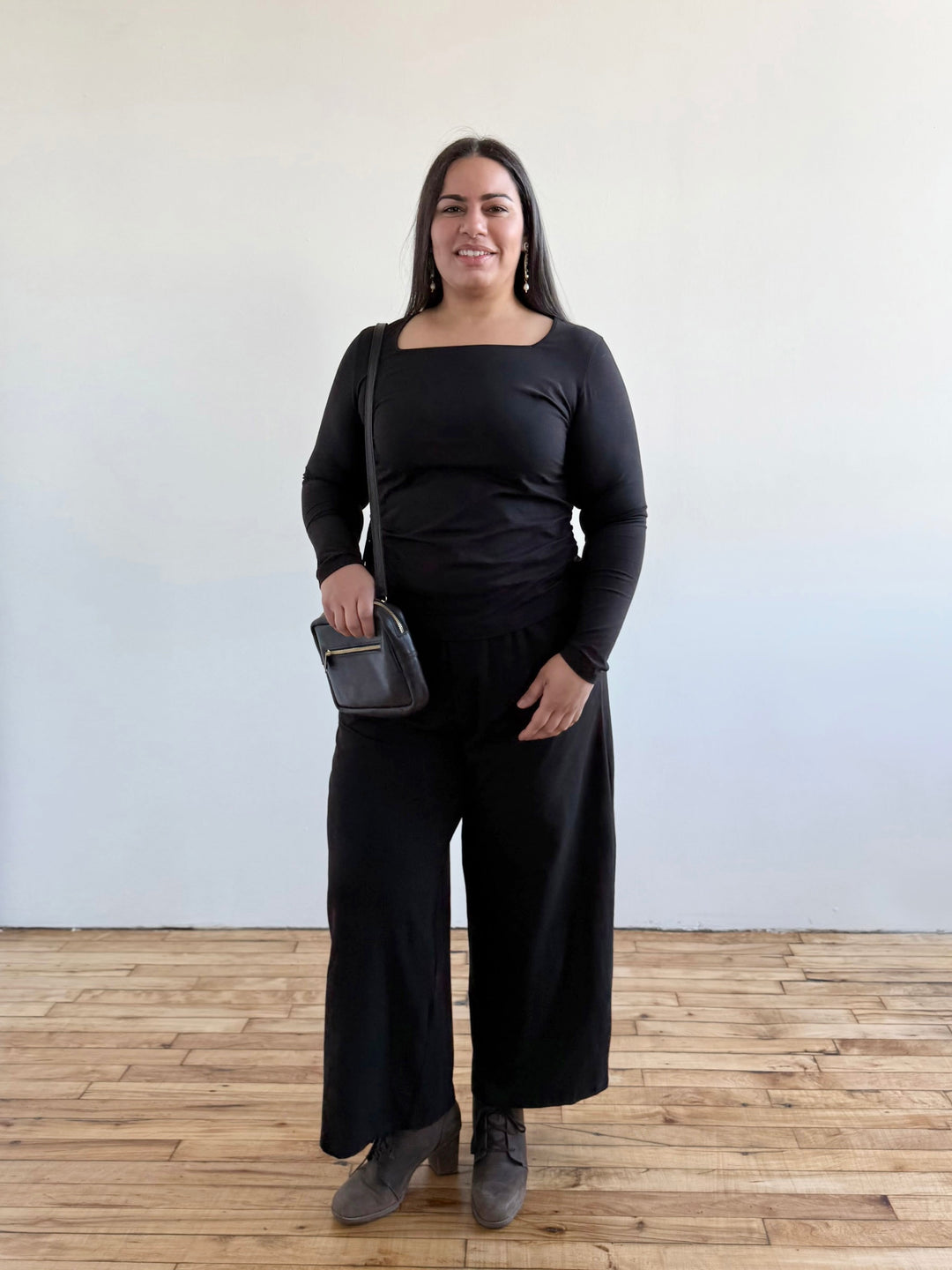 ANDRI jersey pants in Black