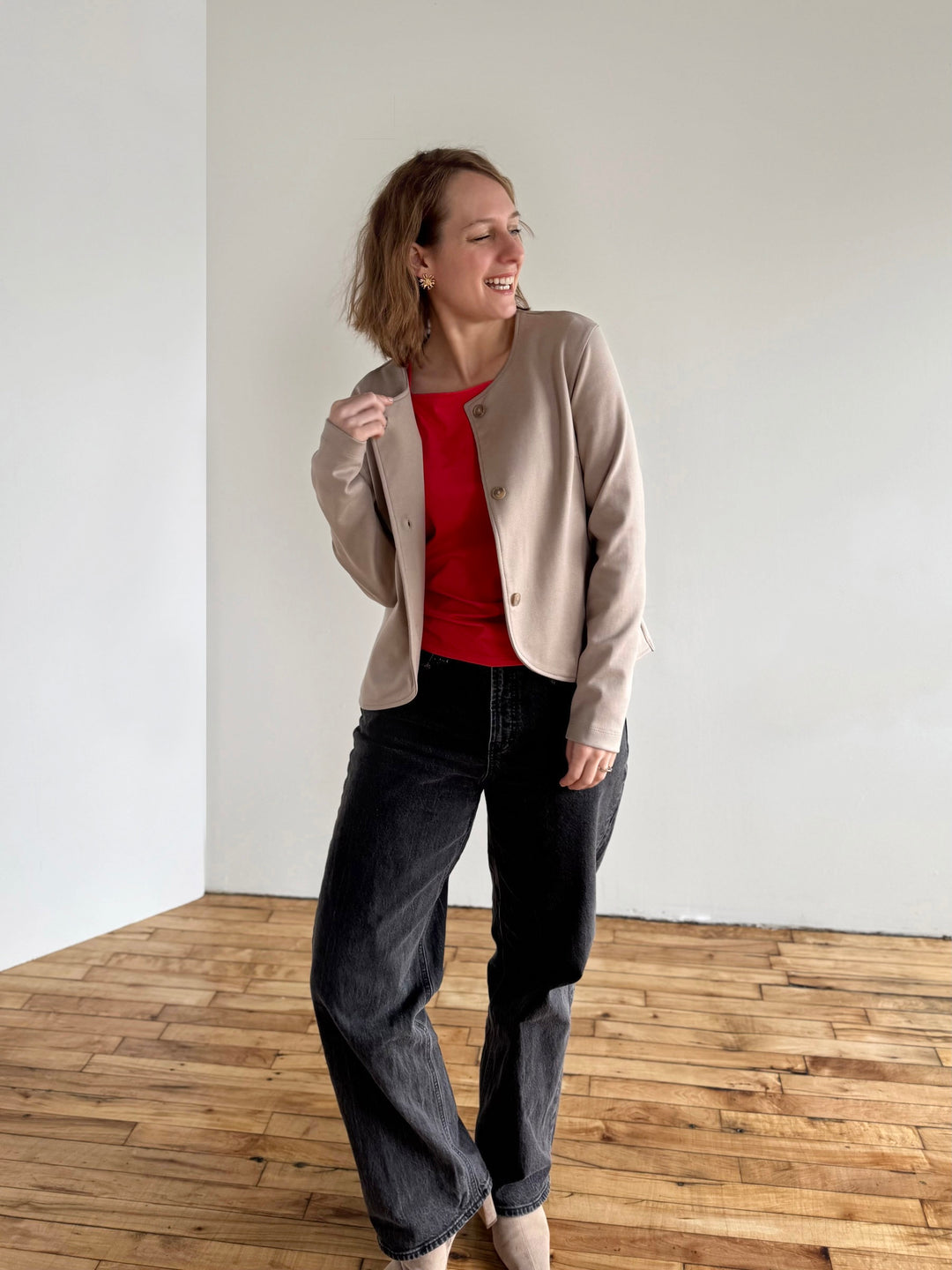 WAVERLY jacket in Desert Sand