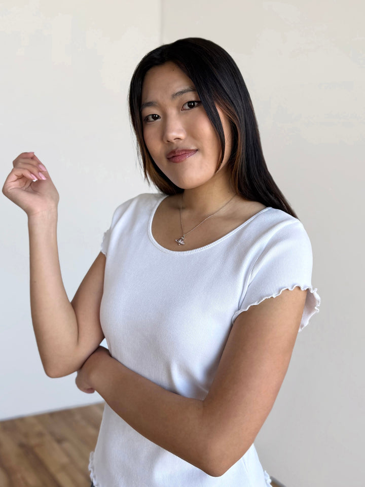KELSIE tee in White