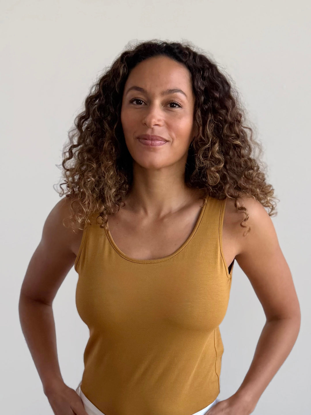 ABIGAIL tank in Light Amber
