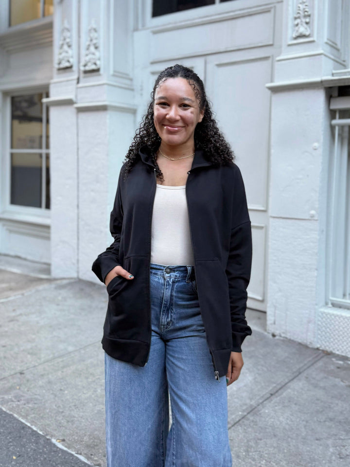 CHARLOTTE hoodie in Black