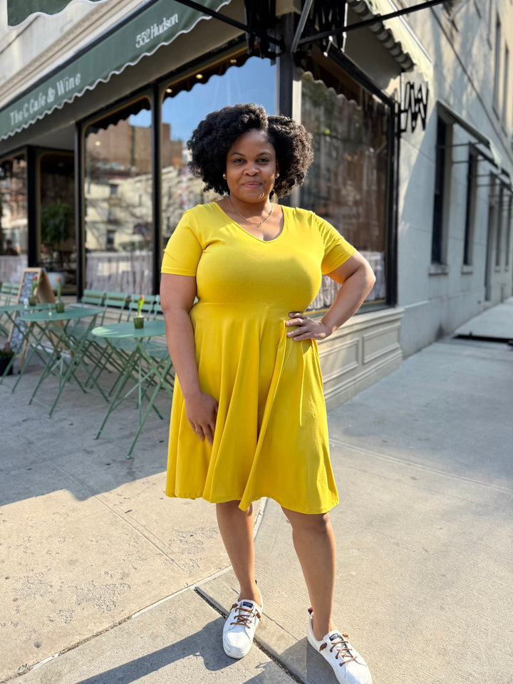 ADINA dress in Sunflower