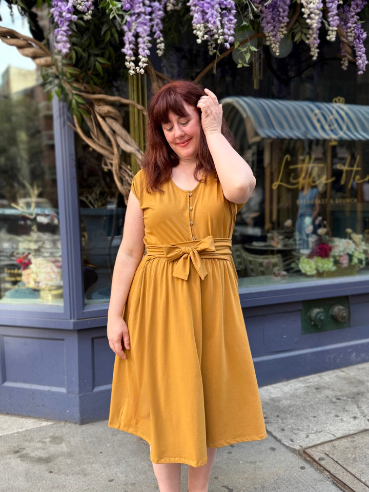 SERAPHINA dress in Light Amber