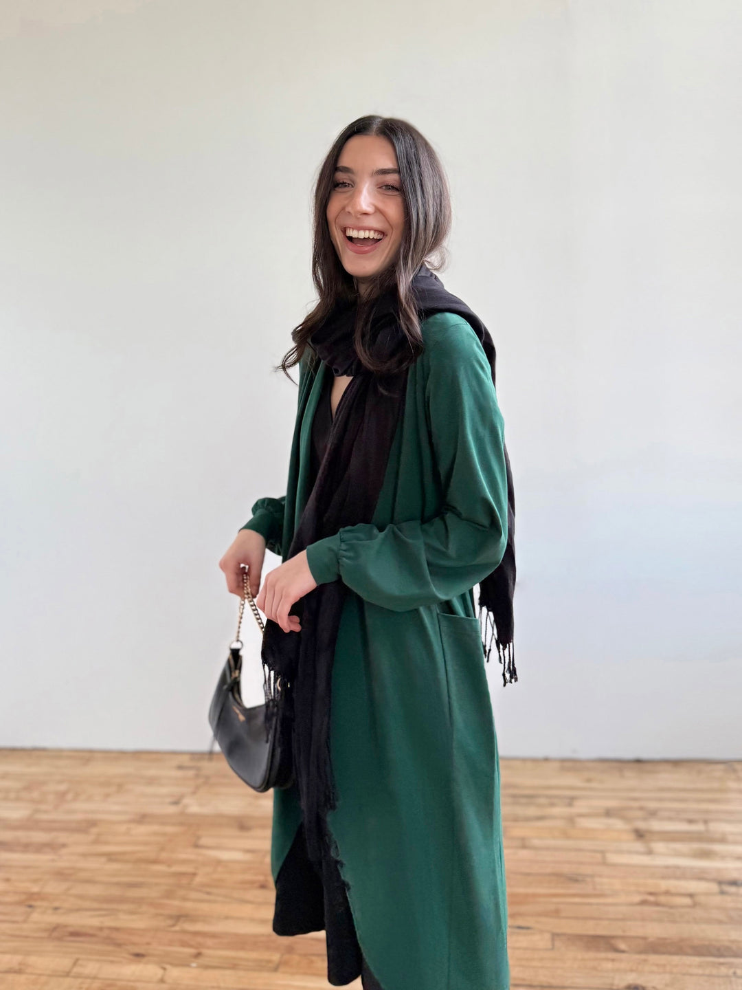 STEFFI duster in Dark Green