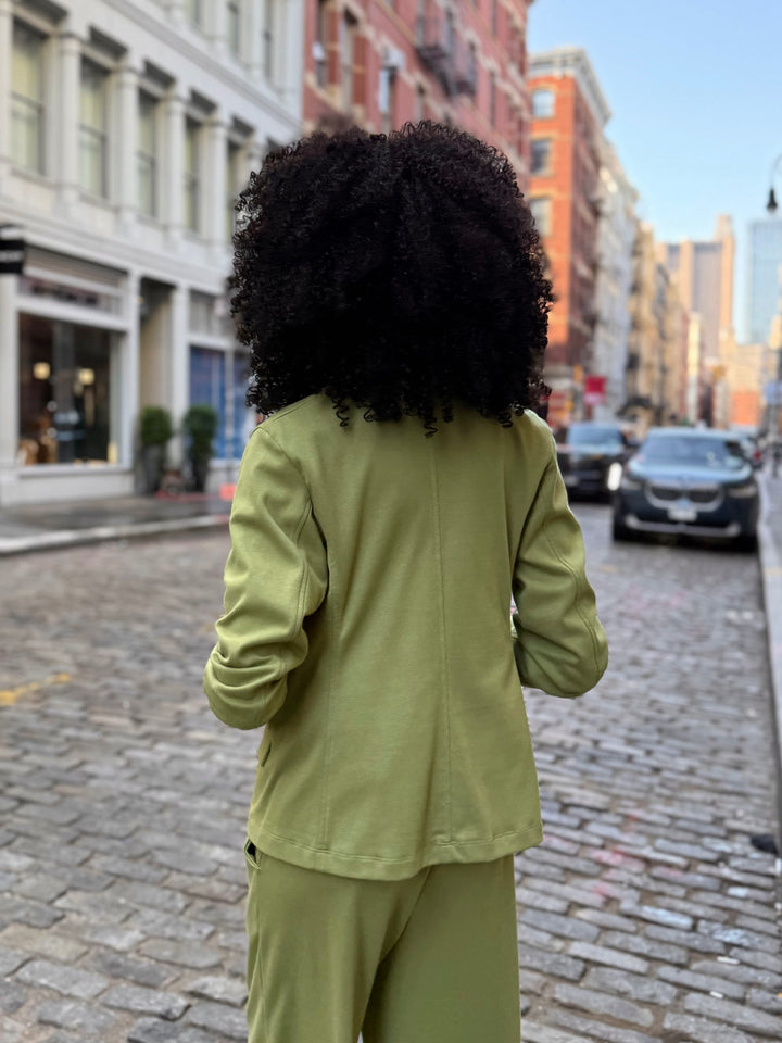 OCTAVIA blazer in Grass Green