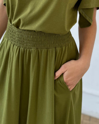 CAMELLIA skirt in Olive Branch