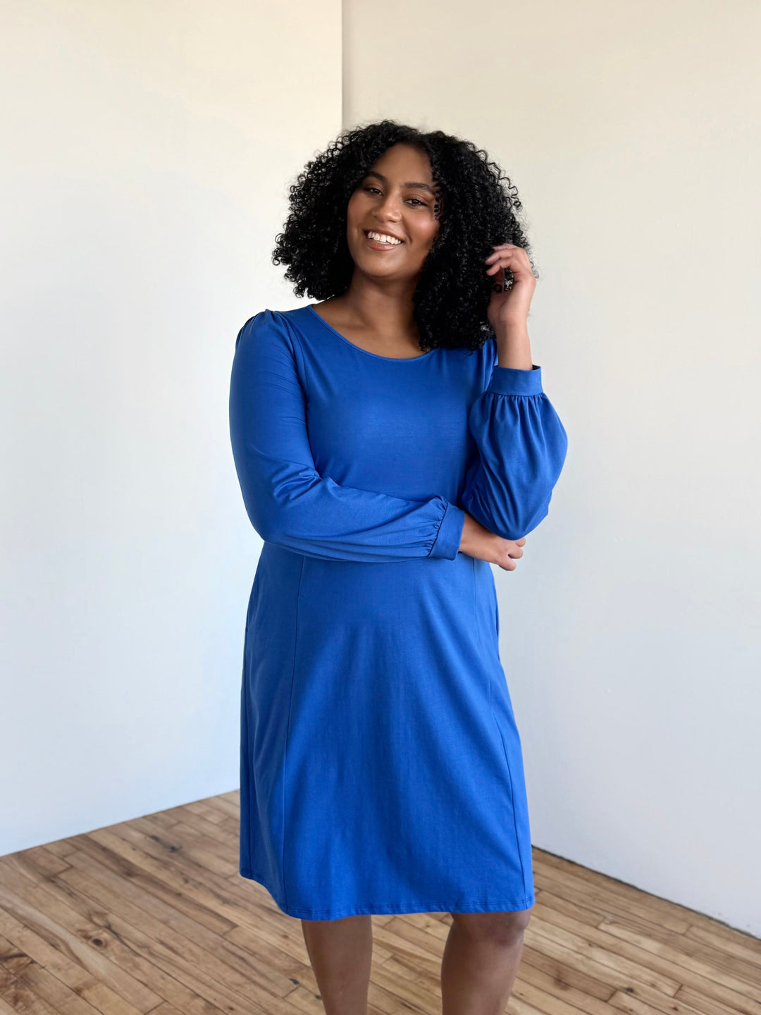 CONSTANCE dress in Blue Iolite