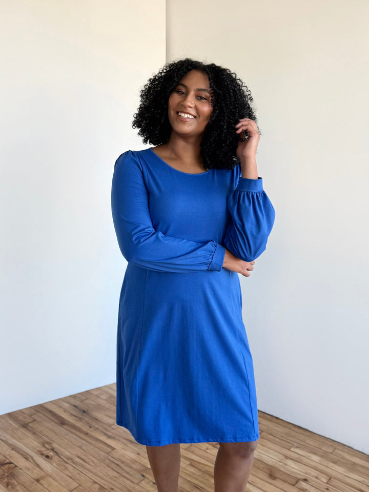 CONSTANCE dress in Blue Iolite