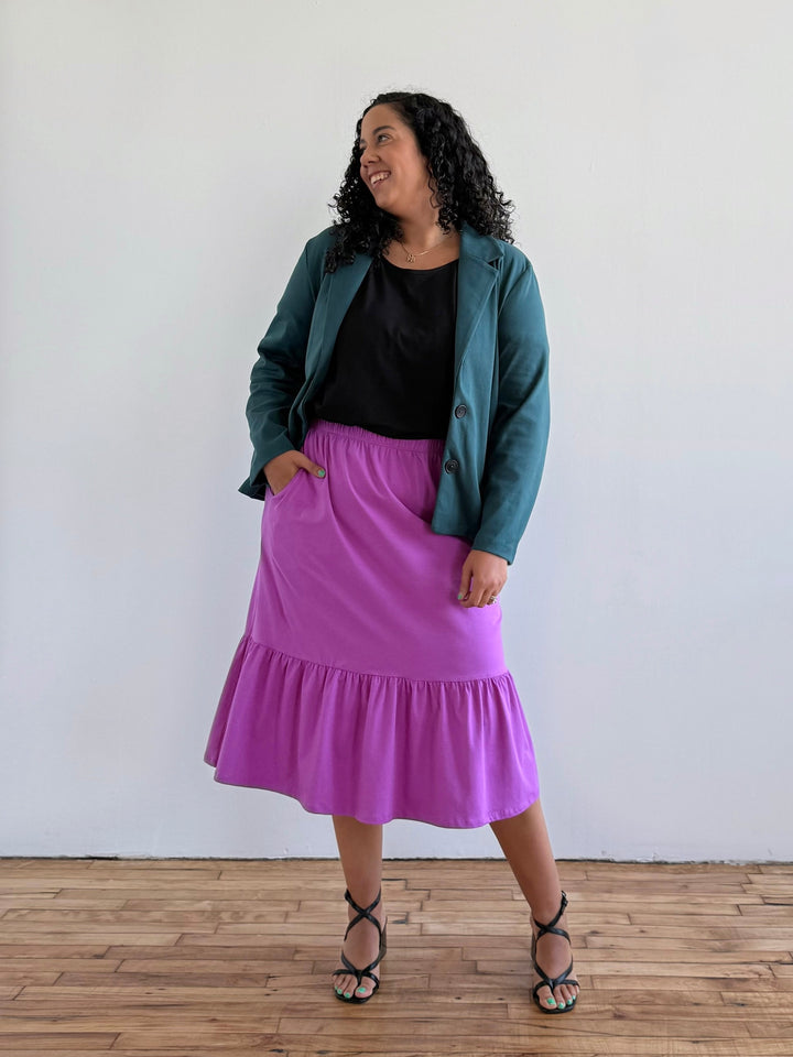 EMILE skirt in Magenta Bloom