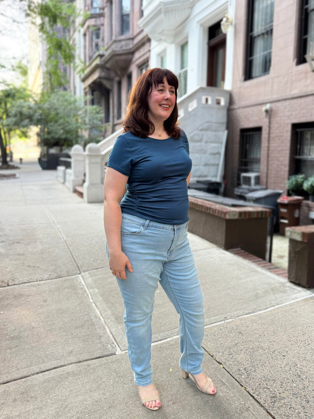 WINNIE tee in Atlantic Blue