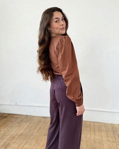 TONYA top in Cacao Brown