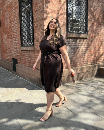 QUINTA dress in Chocolate Torte