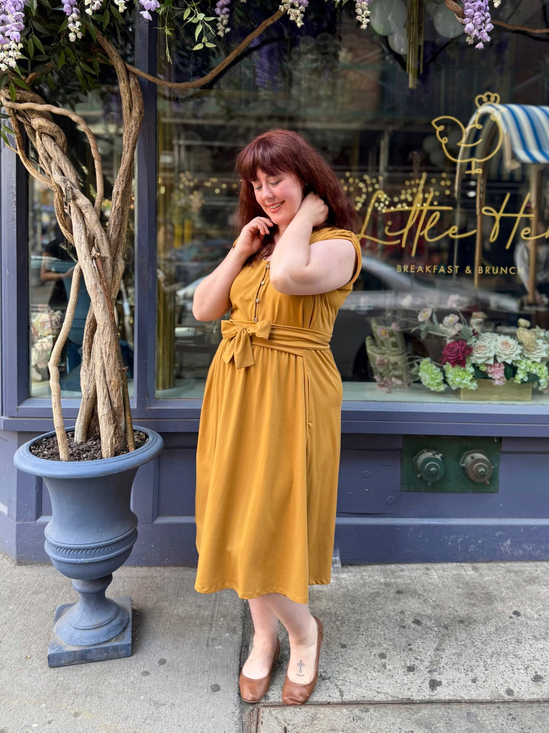 SERAPHINA dress in Light Amber