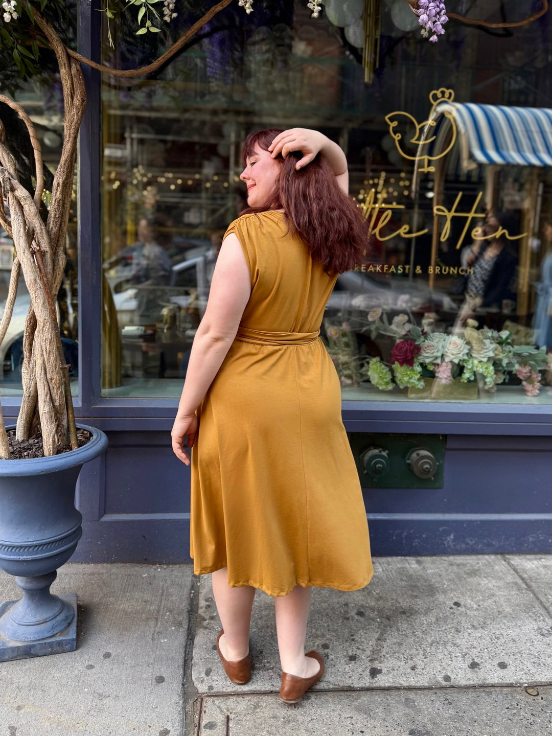 SERAPHINA dress in Light Amber