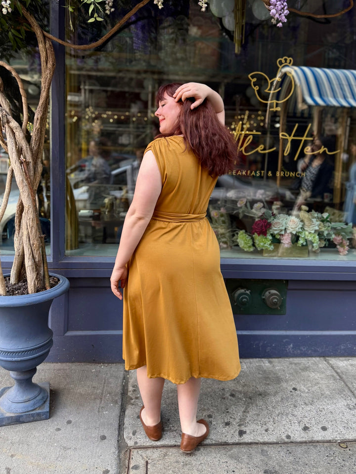 SERAPHINA dress in Light Amber