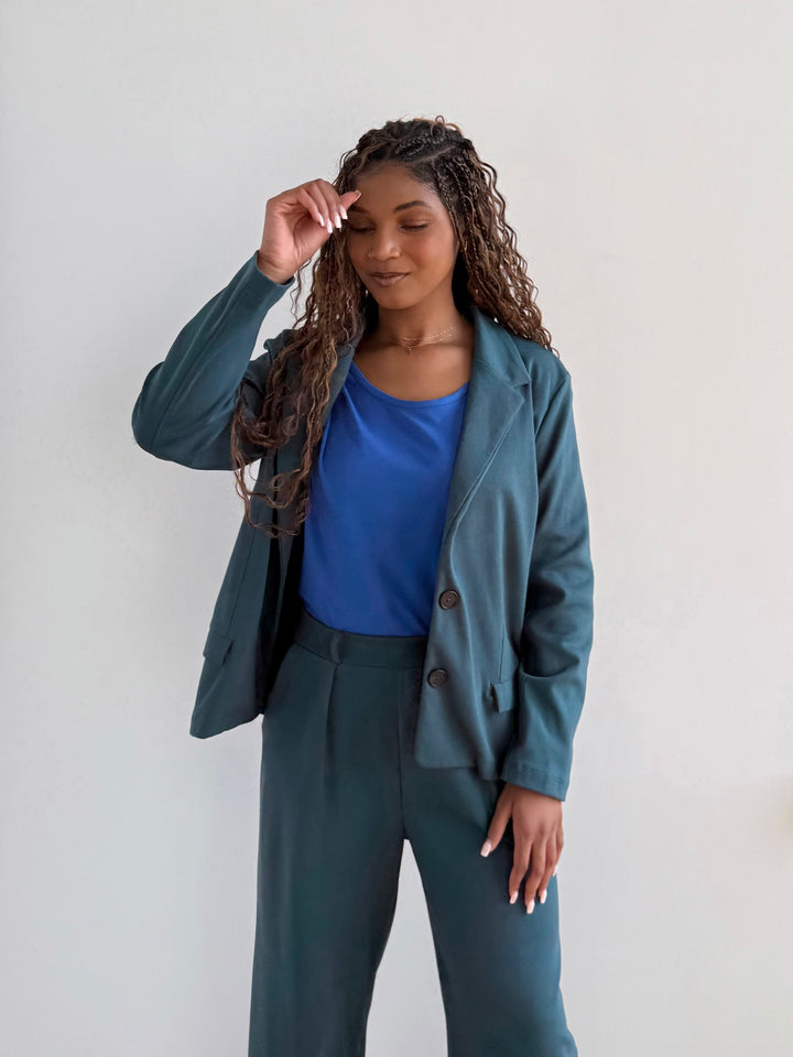 OCTAVIA blazer in Deep Sea