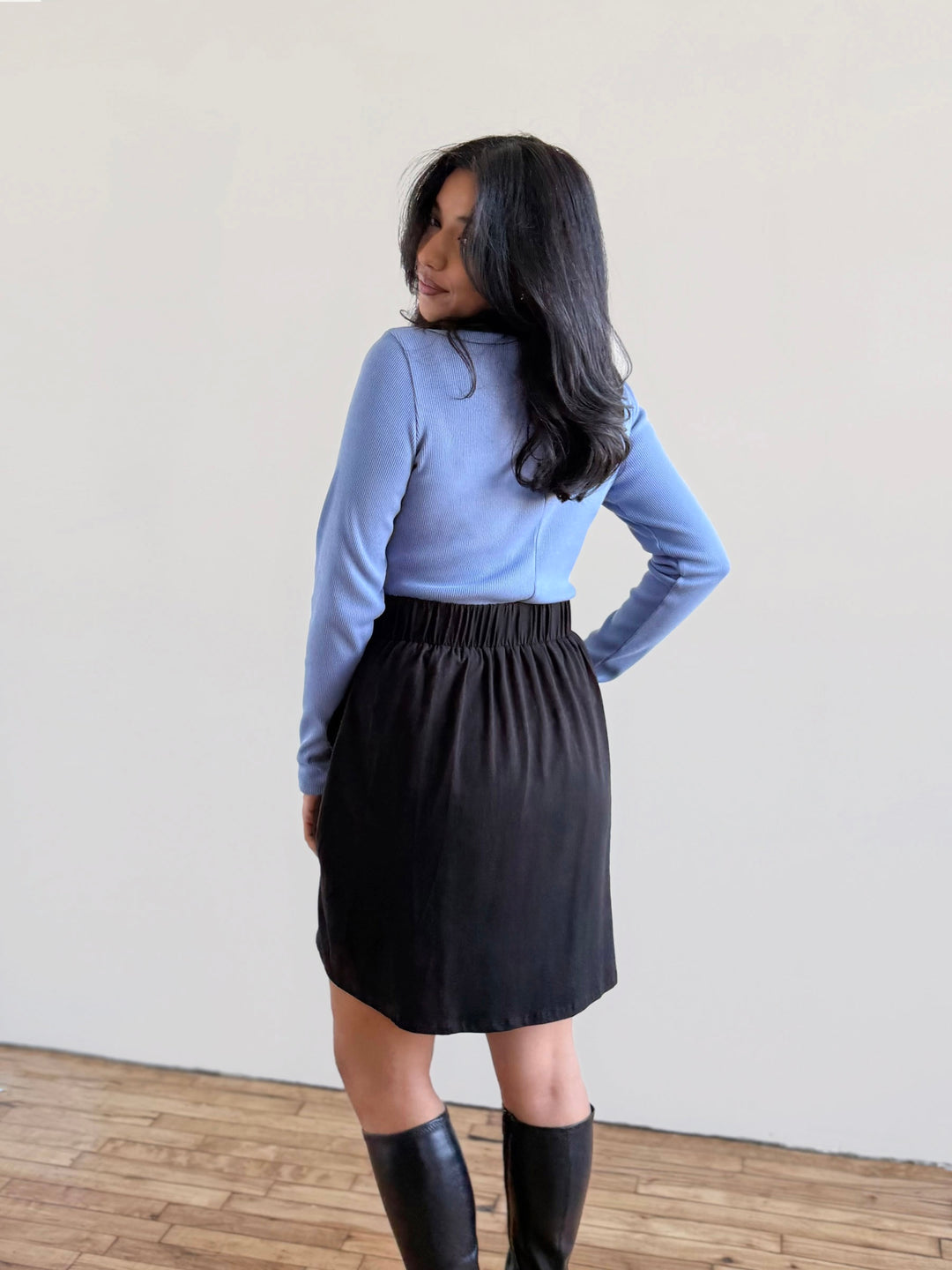 TULIP skirt in Black