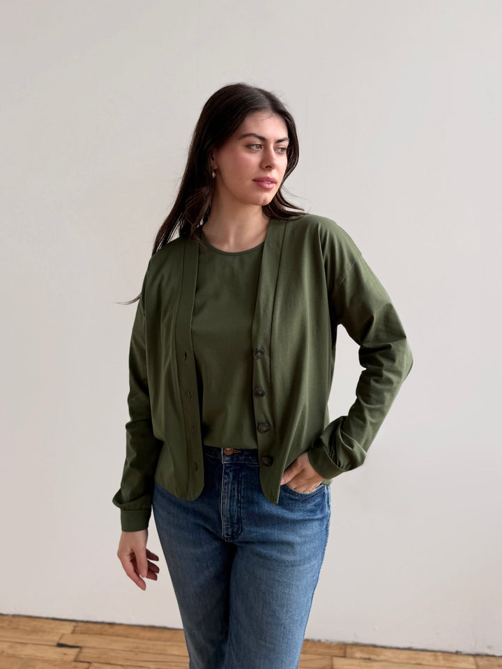 CAELYN tee in Meadow Green