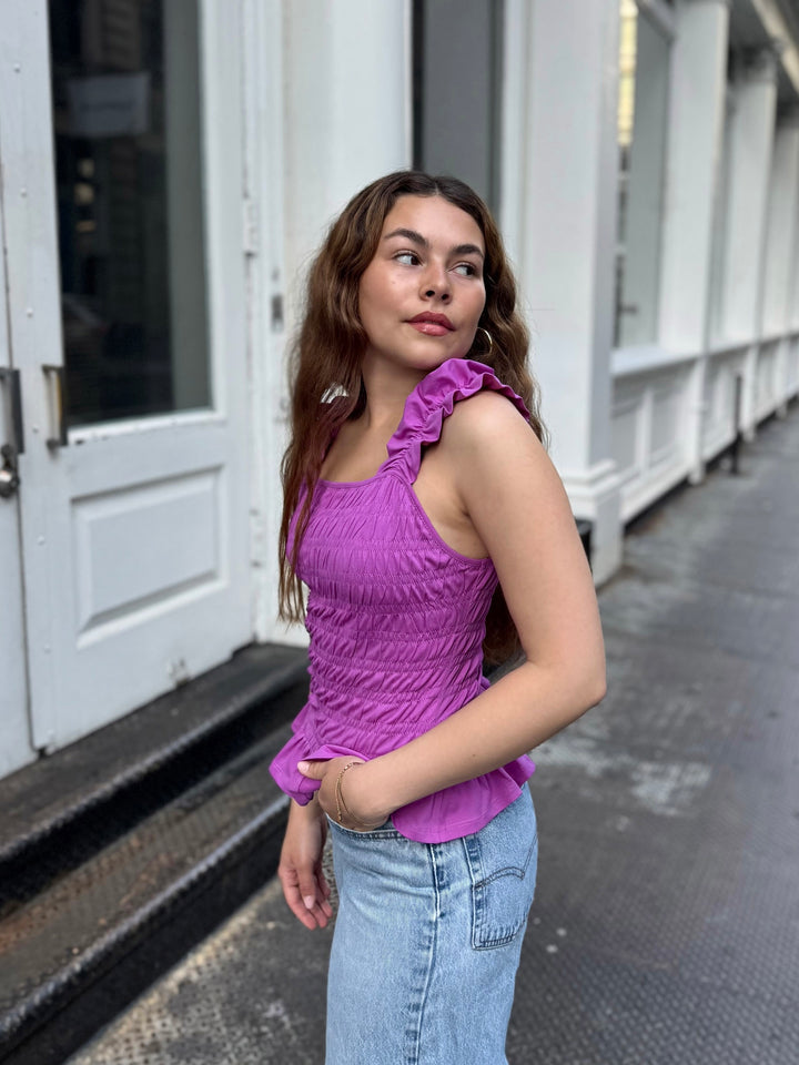 ELOWEN tank in Magenta Bloom