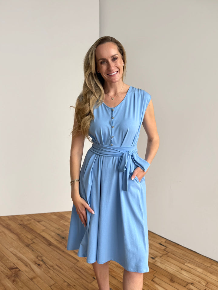 SERAPHINA dress in Light Cornflower